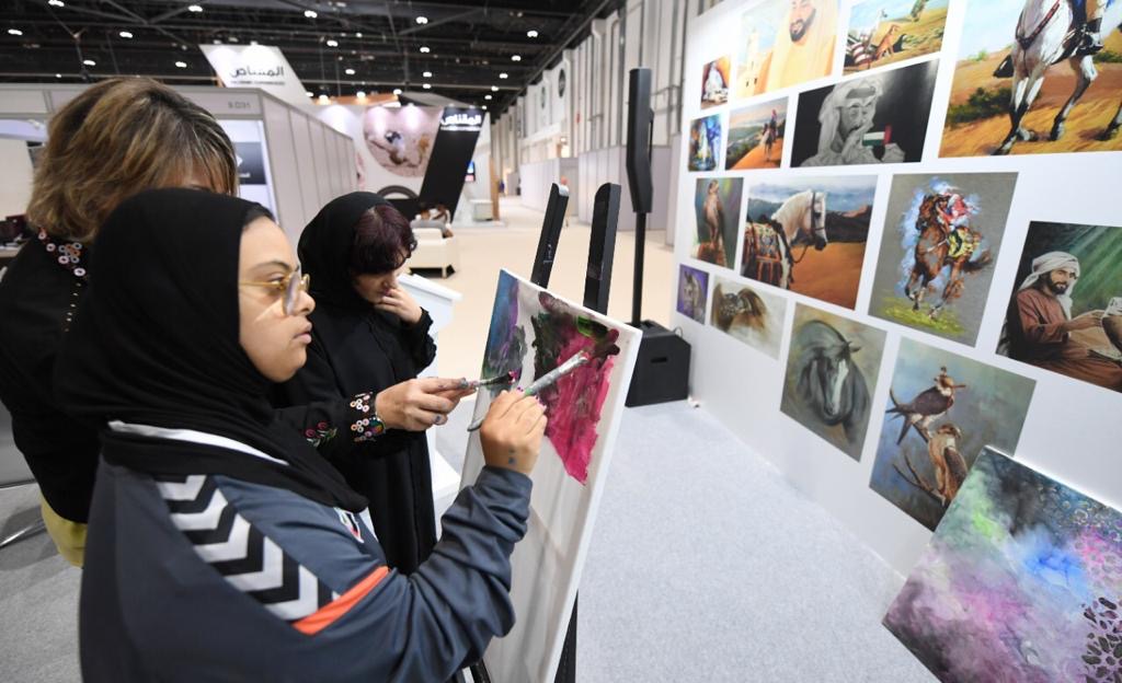 معرض أبوظبي الدولي للصيد والفروسية يُعلن شروط المُشاركة باللوحات الفنية والحرف اليدوية