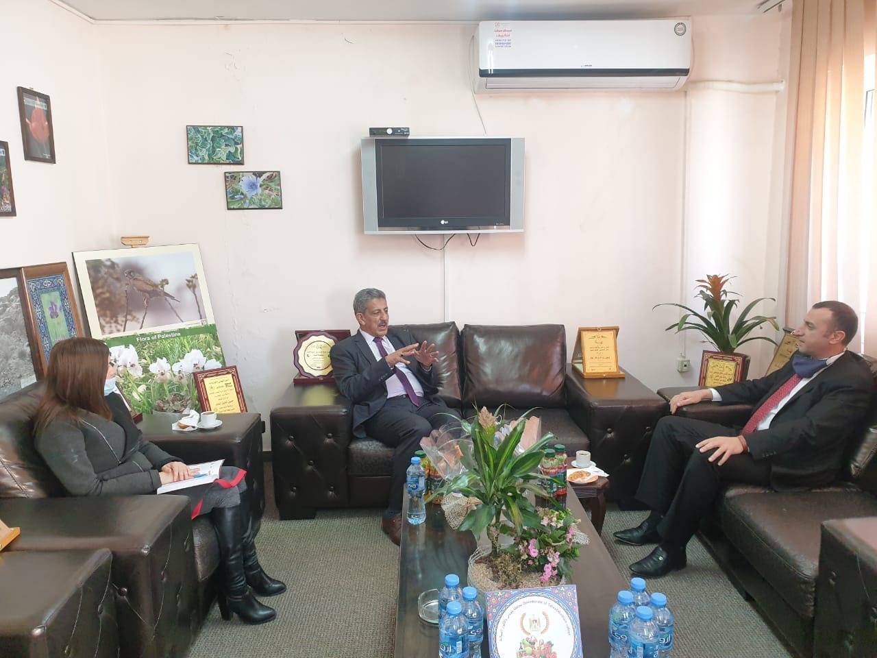 فلسطين : المطور يستقبل السفير الفنزويلي لتعزيز  التعاون المشترك  