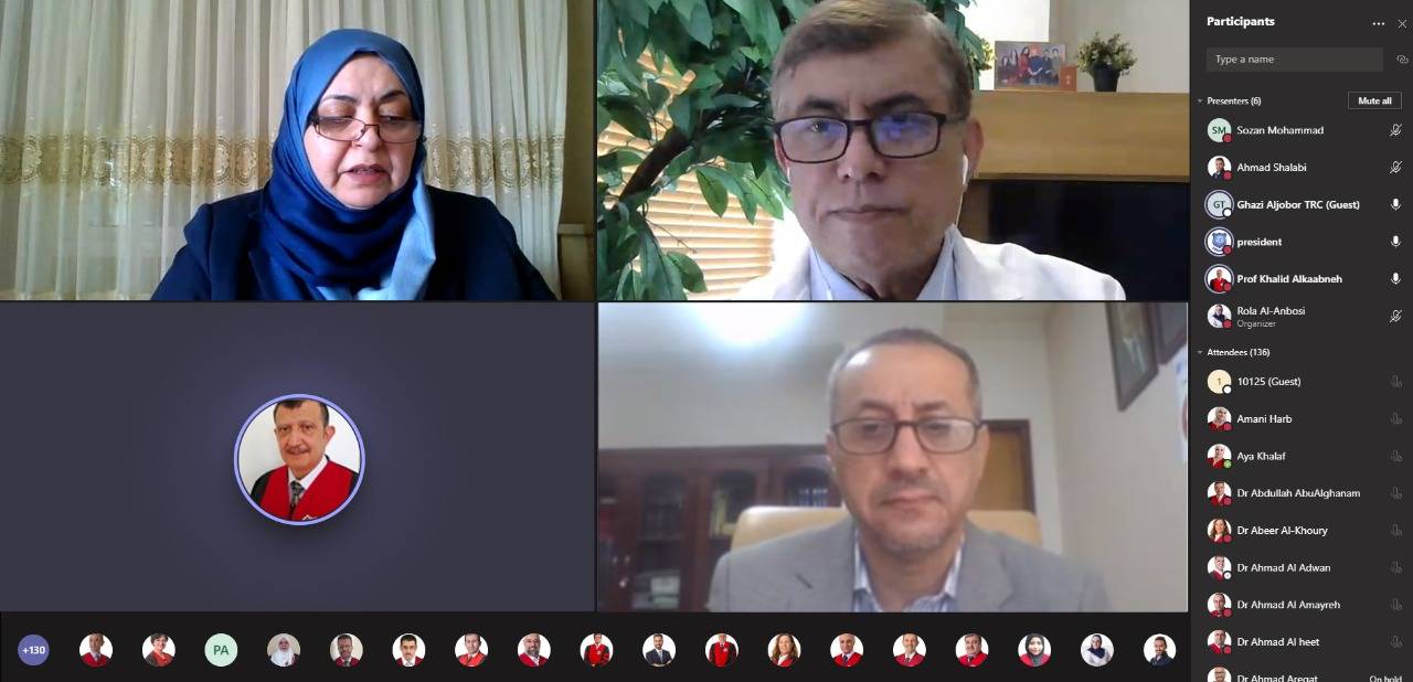 فعاليات اليومين الثاني والثالث والتوصيات للمنتدى العلمي بجامعة عمان الاهلية حول جائحة كوفيد -19  