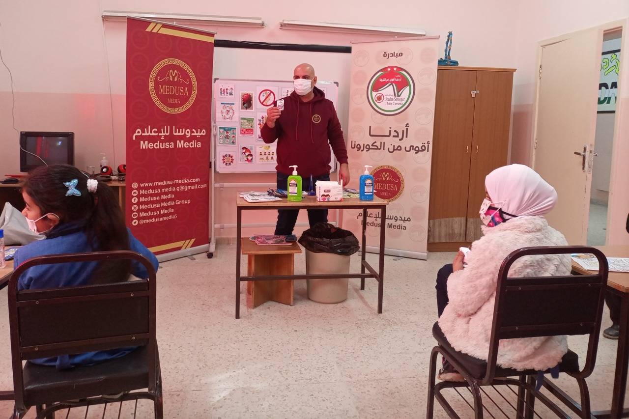 مبادرة ”أردنا أقوى من الكورونا” تعقد ورشة تثقيفية توعوية في مدرسة عائشة أم المؤمنين بلواء سحاب    
