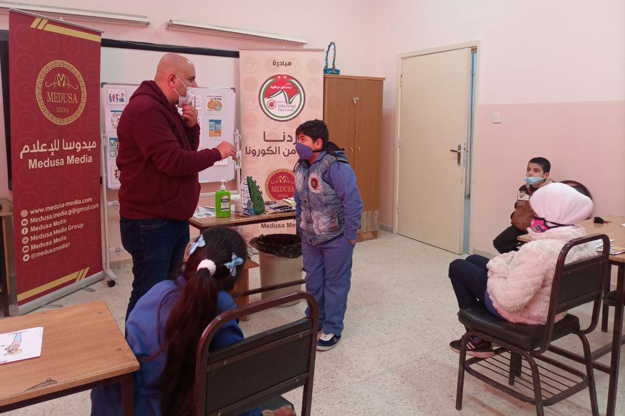 مبادرة ”أردنا أقوى من الكورونا” تعقد ورشة تثقيفية توعوية في مدرسة عائشة أم المؤمنين بلواء سحاب    