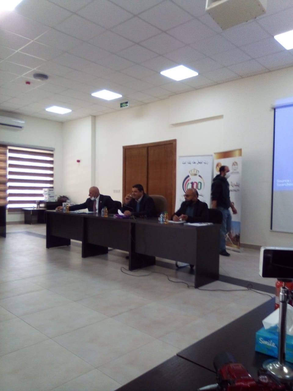 مؤتمر صحفي لإنجازات بلدية مادبا