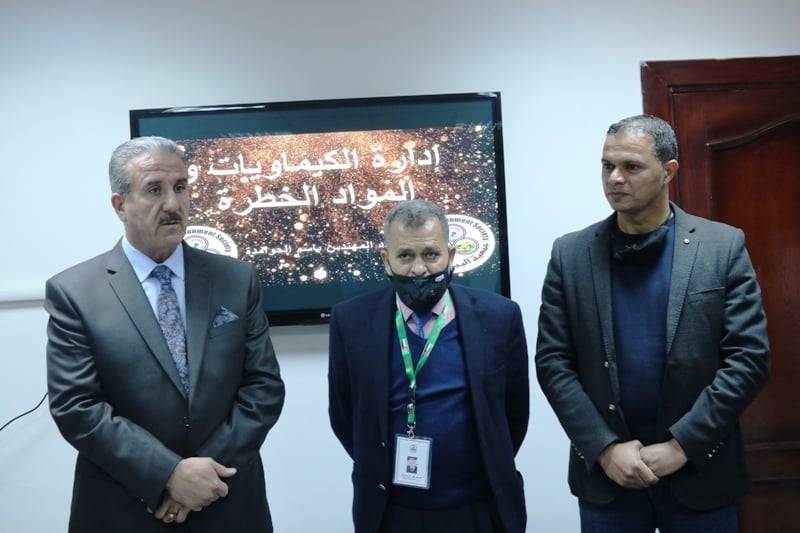 تخريج المشاركين بدورة إدارة الكيماويات والمواد والنفايات الخطرة في جمعية البيئة الأردنية،