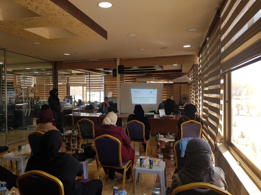 رئيسة الاتحاد النسائي الاردني العام في لقاء حواري بعنوان (المرأة الأردنية بصمة حقيقية في رسم مسيرة مئوية الدولة الأردنية) 