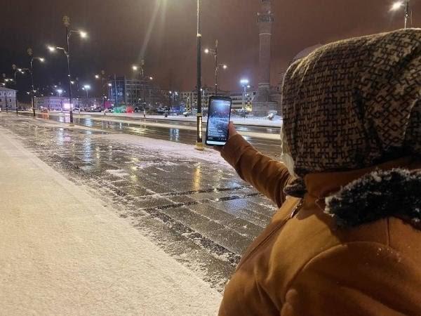 بالصور || ثلوج الربيع بدأت بالتساقط.. ولاية سيفاس التركيه منذ قليل