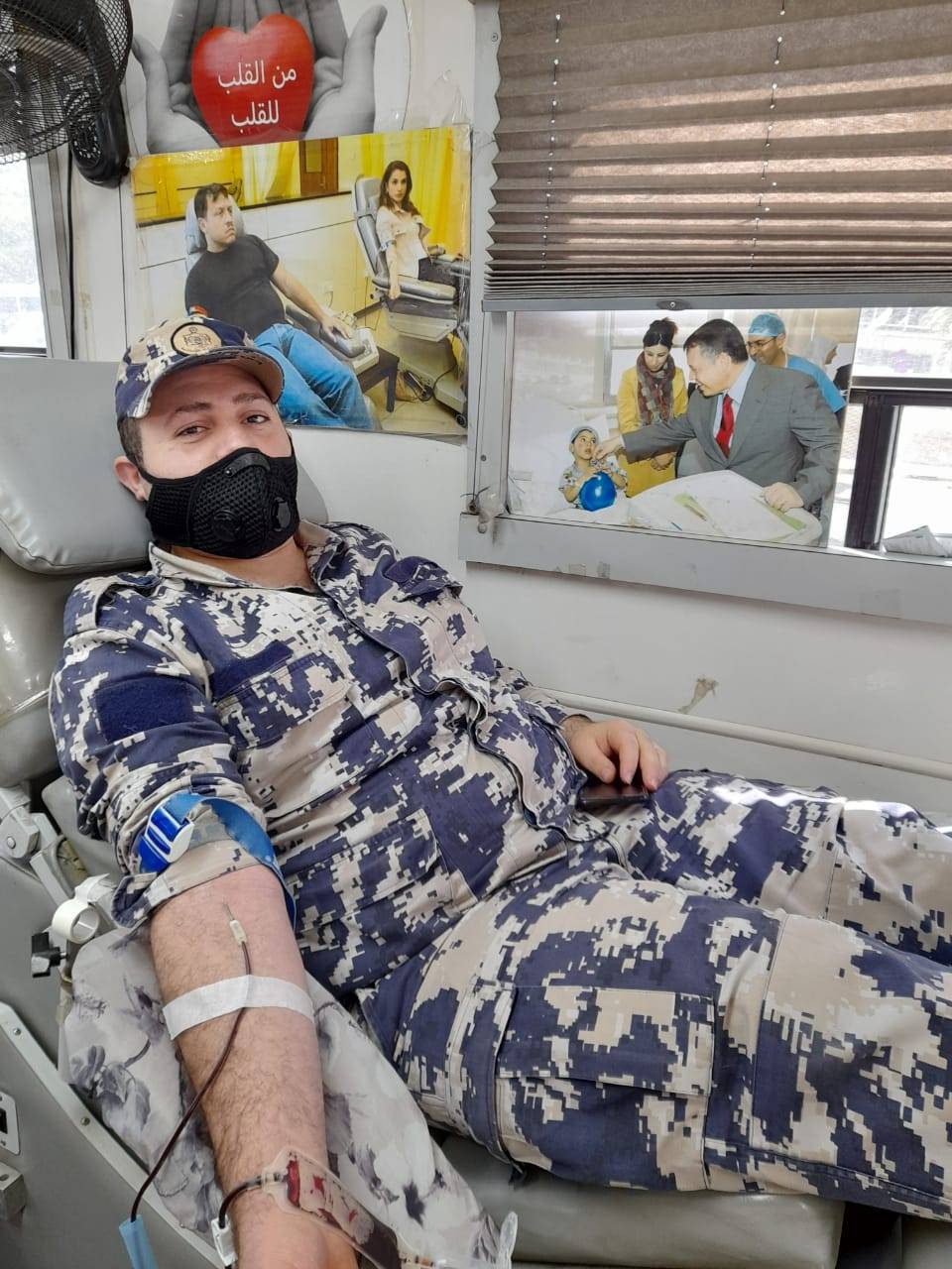 الجمارك الأردنية تنظم حملة للتبرع بالدم  