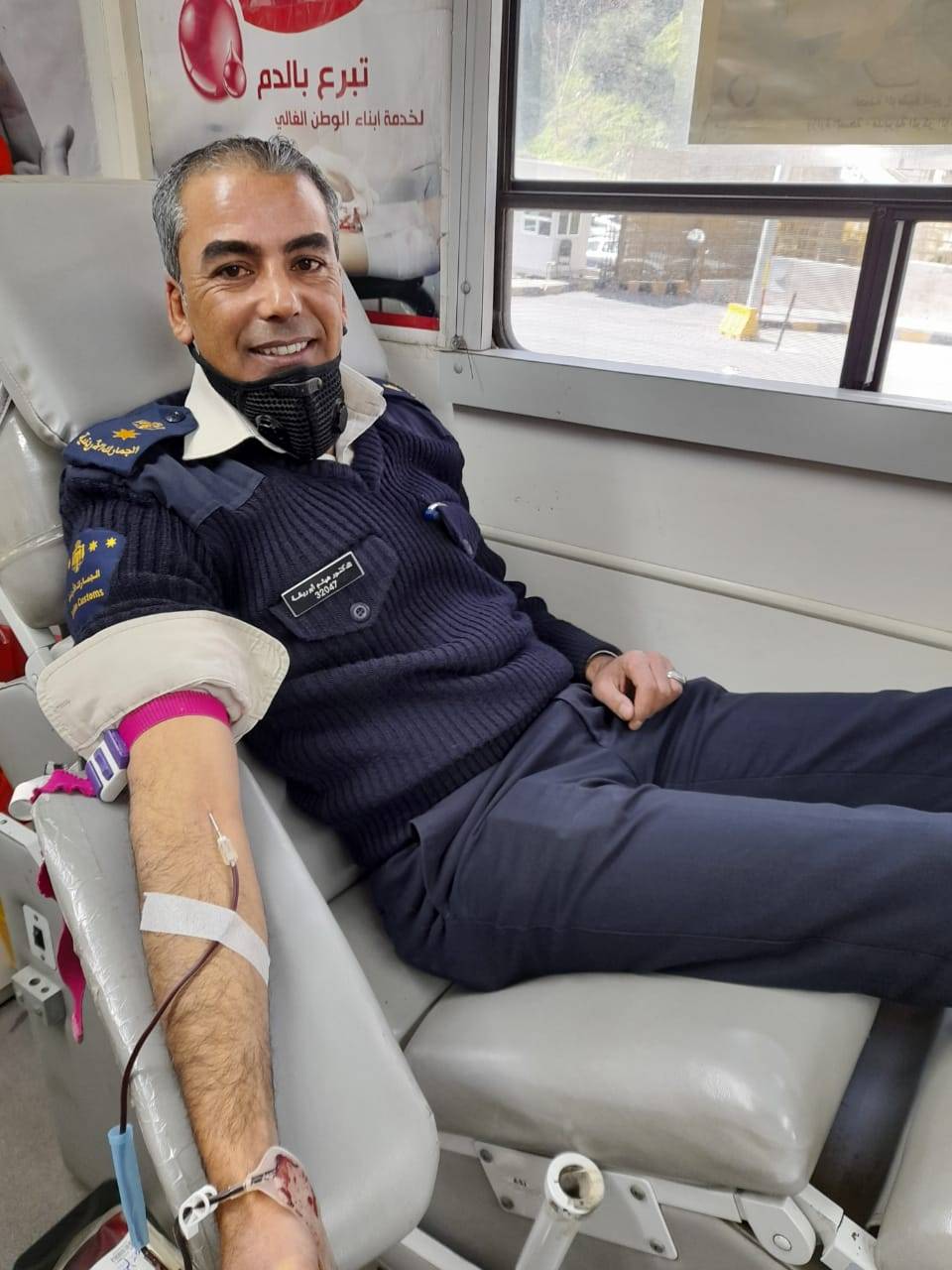 الجمارك الأردنية تنظم حملة للتبرع بالدم  