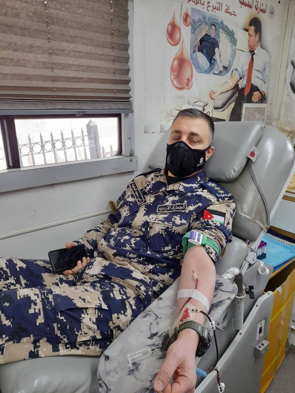 الجمارك الأردنية تنظم حملة للتبرع بالدم  