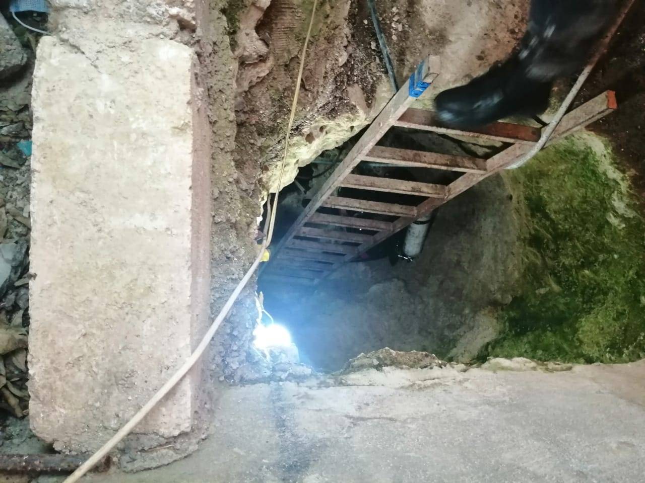 الدفاع المدني يتعامل مع حادثة سقوط شخص ببئر  في بلدة كفرابيل غرب اربد