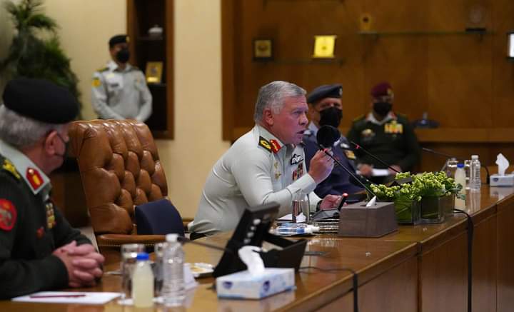 الملك يعرب عن شكره وتقديره لكل من خدم في الجيش العربي منذ تأسيس الدولة* 