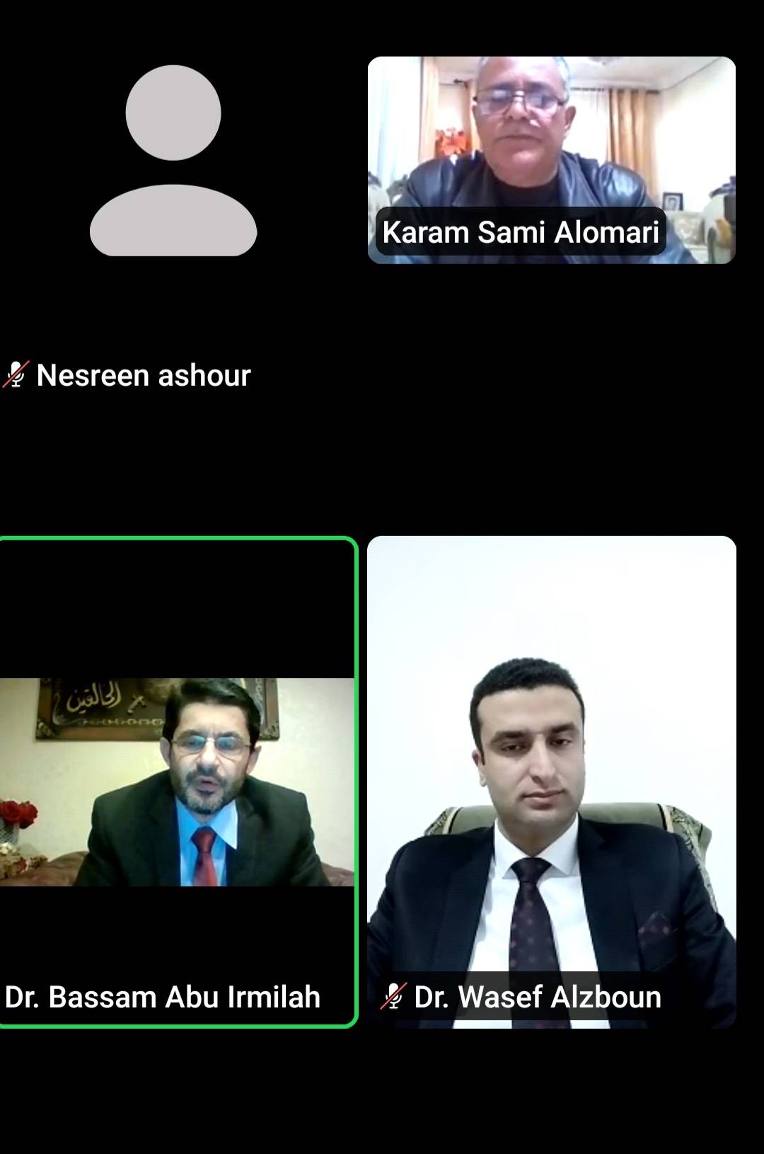 انطلاق أعمال المؤتمر الافتراضي الأول لقانون جدارا عبر تطبيق زوم