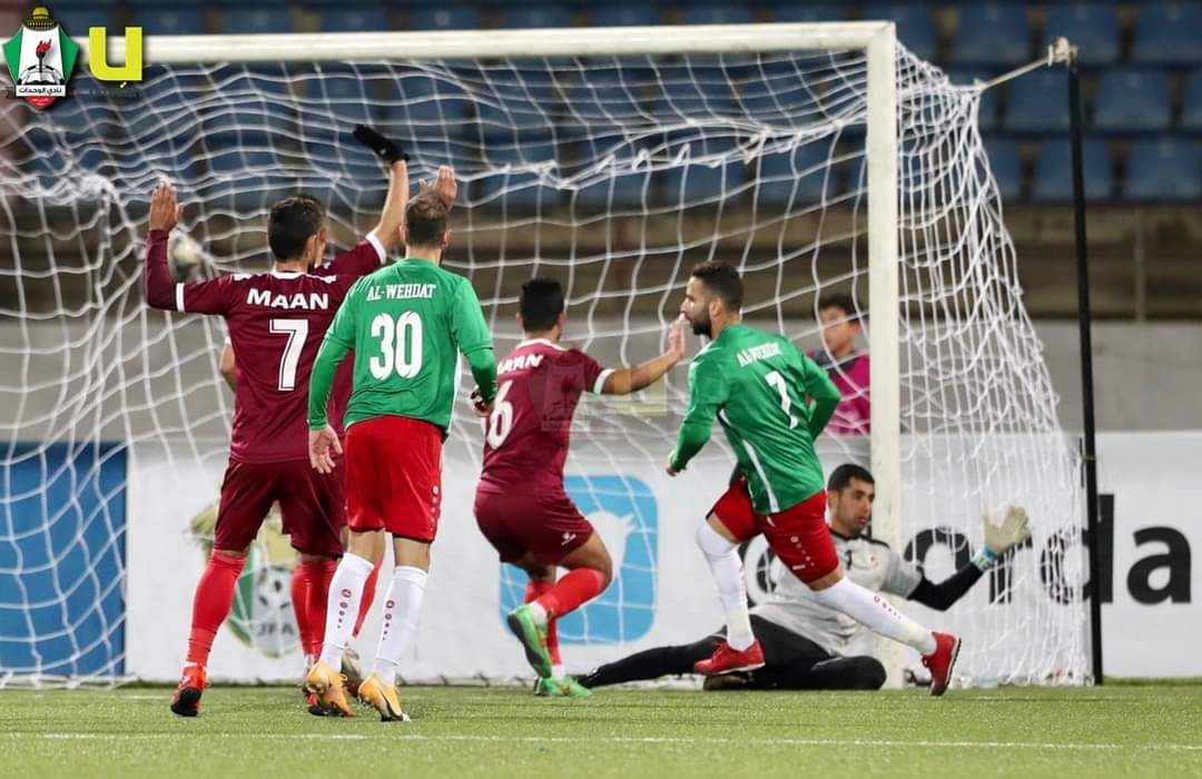 الوحدات يتغلب على معان برباعية 
