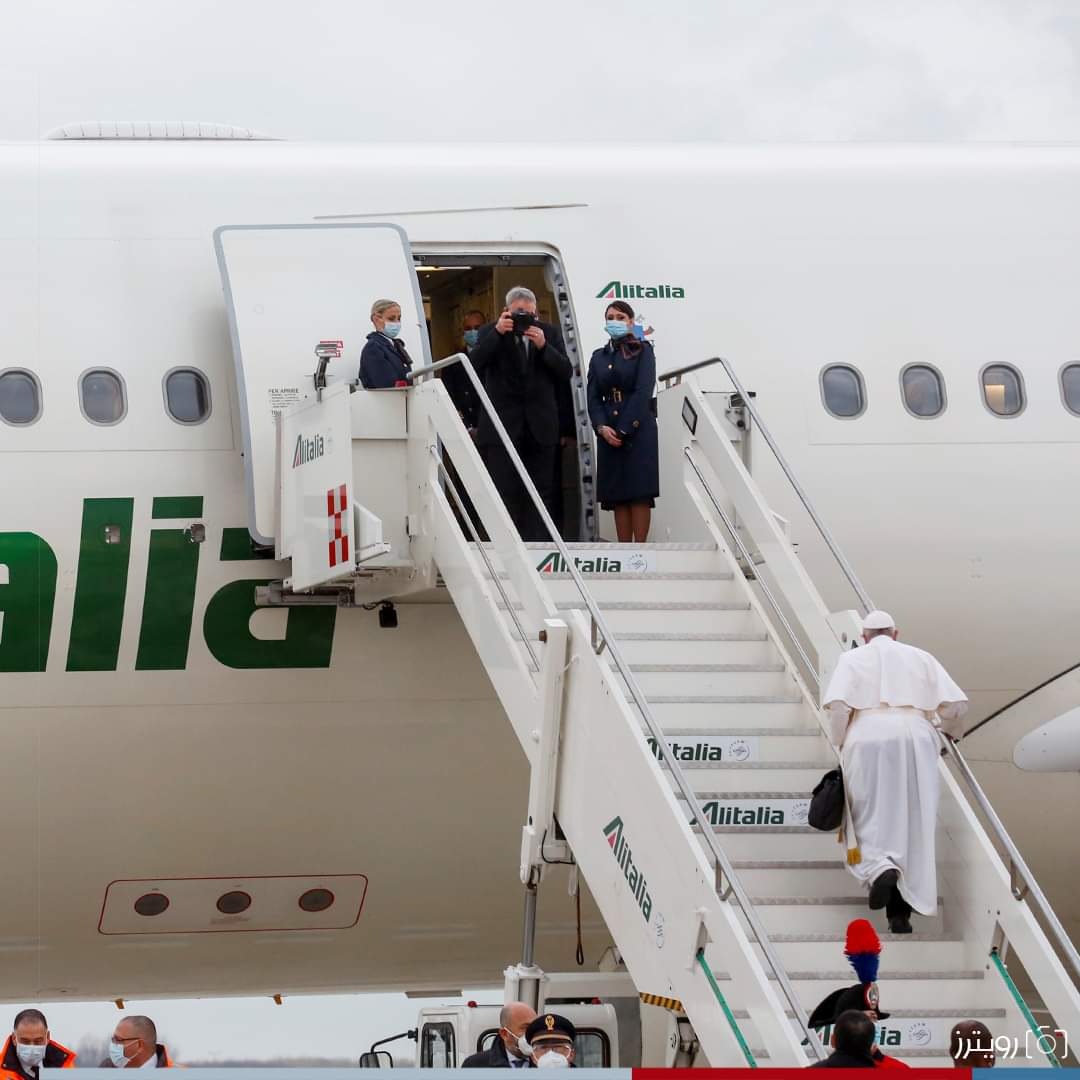 البابا يتوجه الى العراق حاملا رسائل سلام برغم تفشي كورونا 