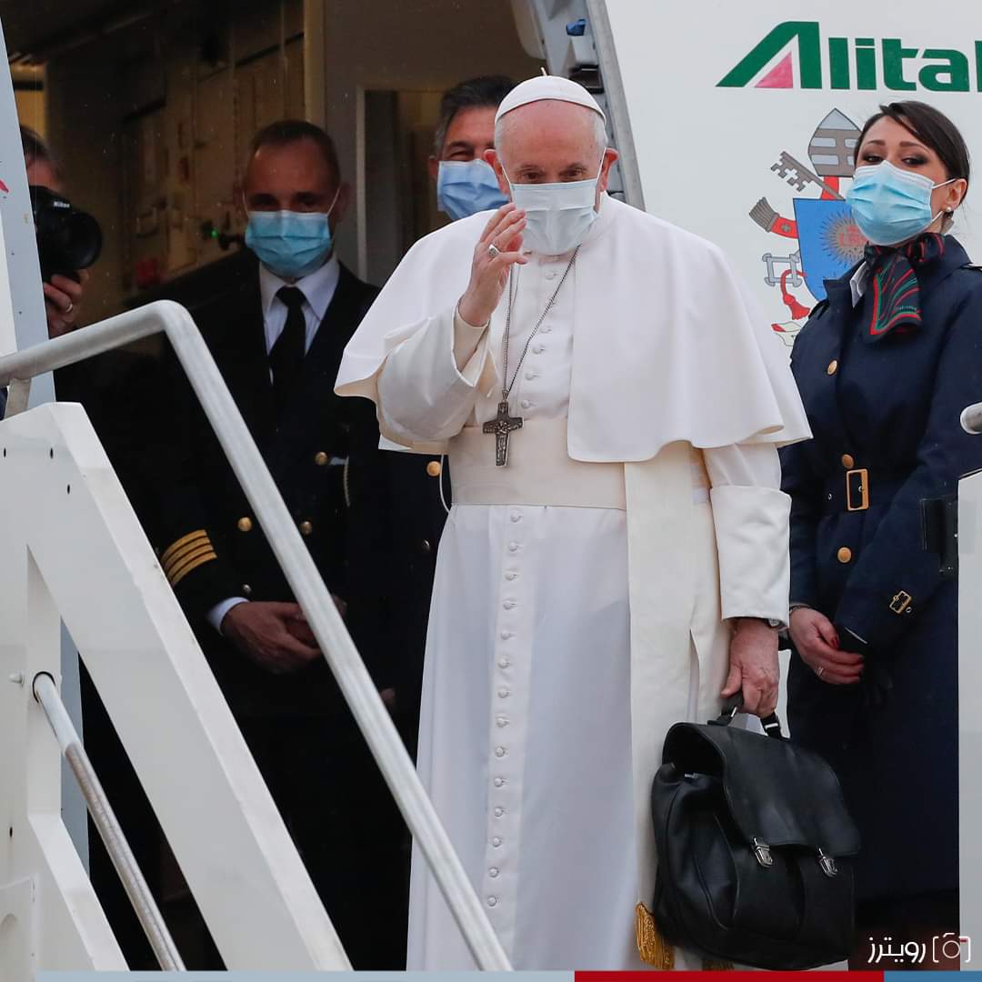 البابا يتوجه الى العراق حاملا رسائل سلام برغم تفشي كورونا 