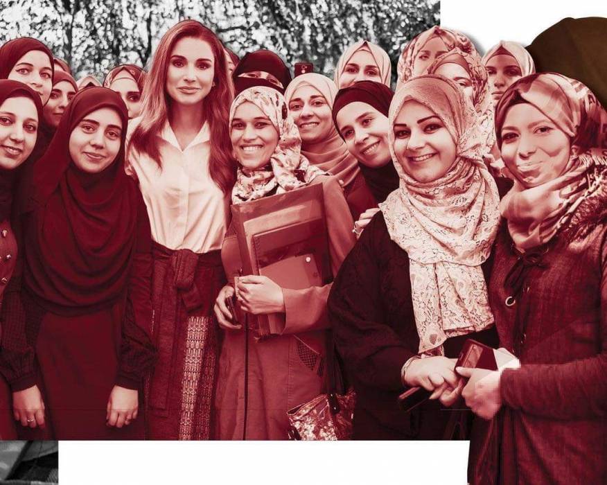 جلالة الملكة رانيا :  كل عام وكل نساء الأردن والعالم بخير