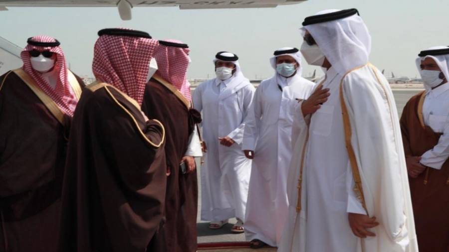 وزير الخارجية السعودي يصل قطر في زيارة رسمية