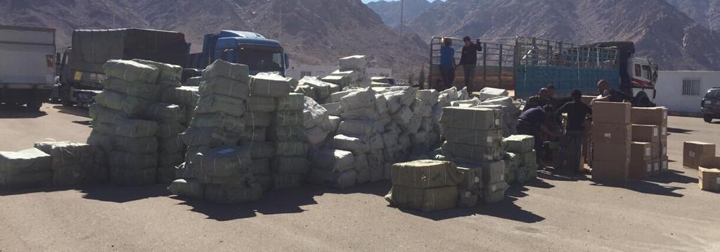 الجمارك تضبط كميات كبيرة من البضائع المهربة