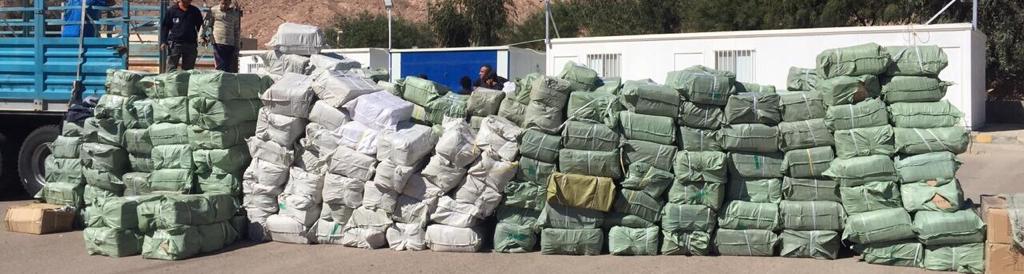 الجمارك تضبط كميات كبيرة من البضائع المهربة