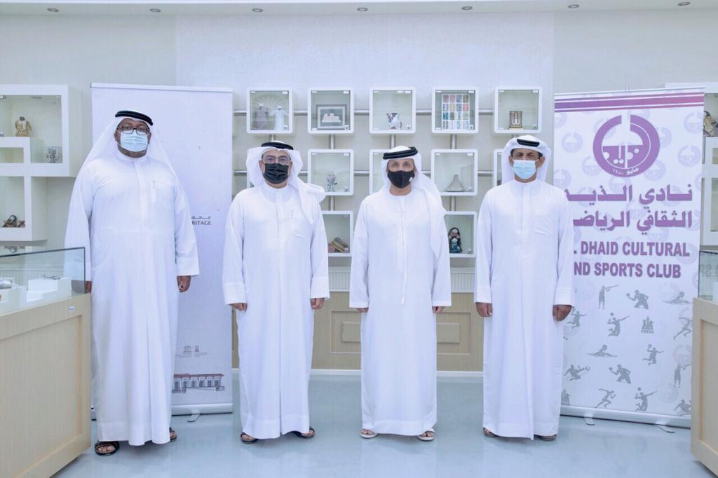 معهد الشارقة للتراث يوقع مذكرة تفاهم مع نادي الذيد الثقافي الرياضي