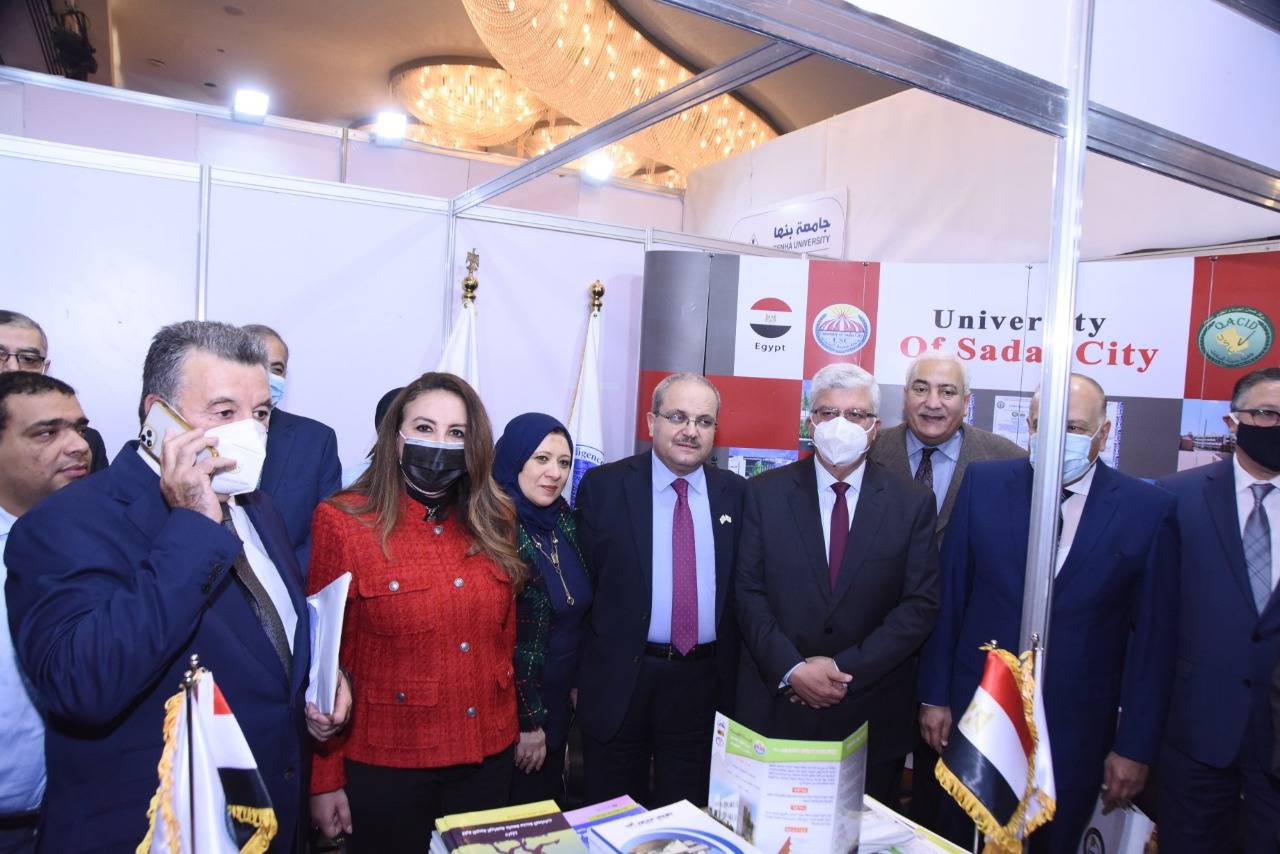 حضور مميز لجناح جامعة جدارا في معرض وملتقى الجامعات في القاهرة