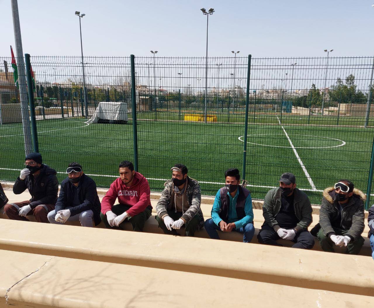 الملتقى الثقافي للمكفوفين يزور حدائق الملك عبدالله الثاني / المقابلين