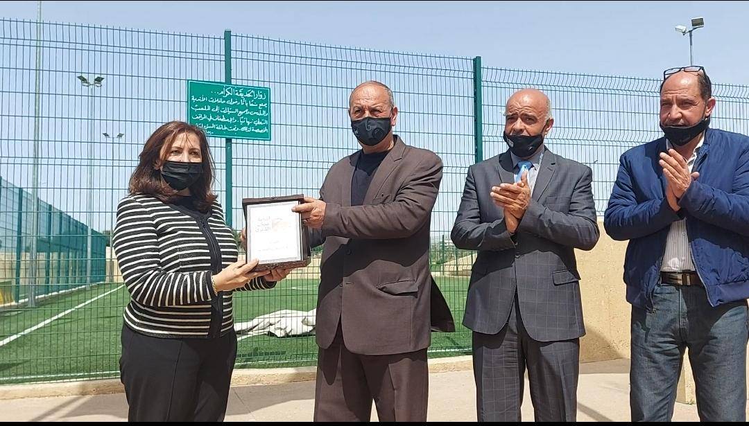 الملتقى الثقافي للمكفوفين يزور حدائق الملك عبدالله الثاني / المقابلين