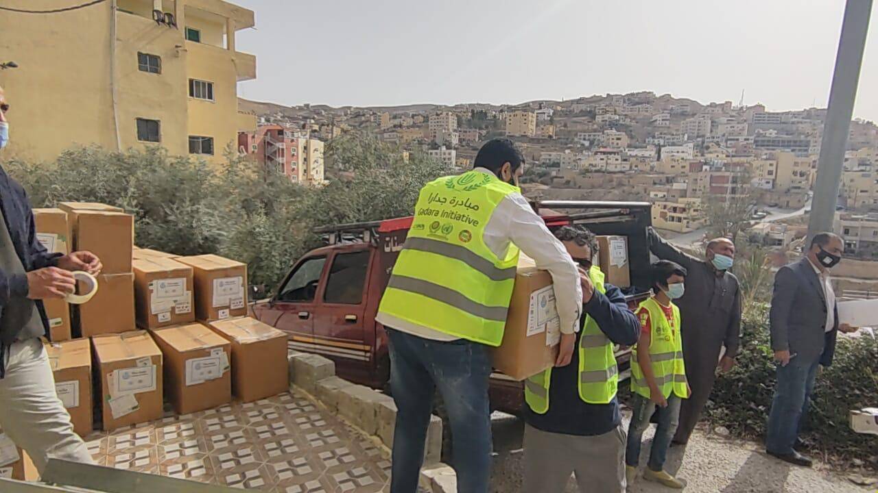 جدارا تطلق حملة طرود رمضان الأولى في الجنوب