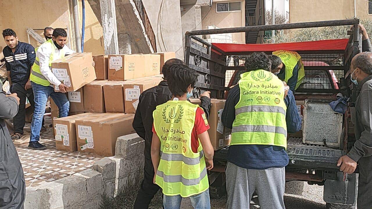 جدارا تطلق حملة طرود رمضان الأولى في الجنوب
