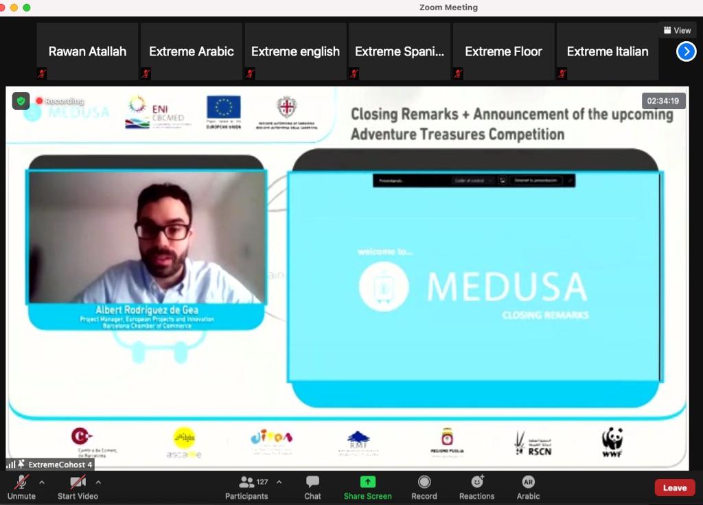 ندوة افتراضية عابرة للحدود حول سياحة المغامرة في منطقة البحر المتوسط