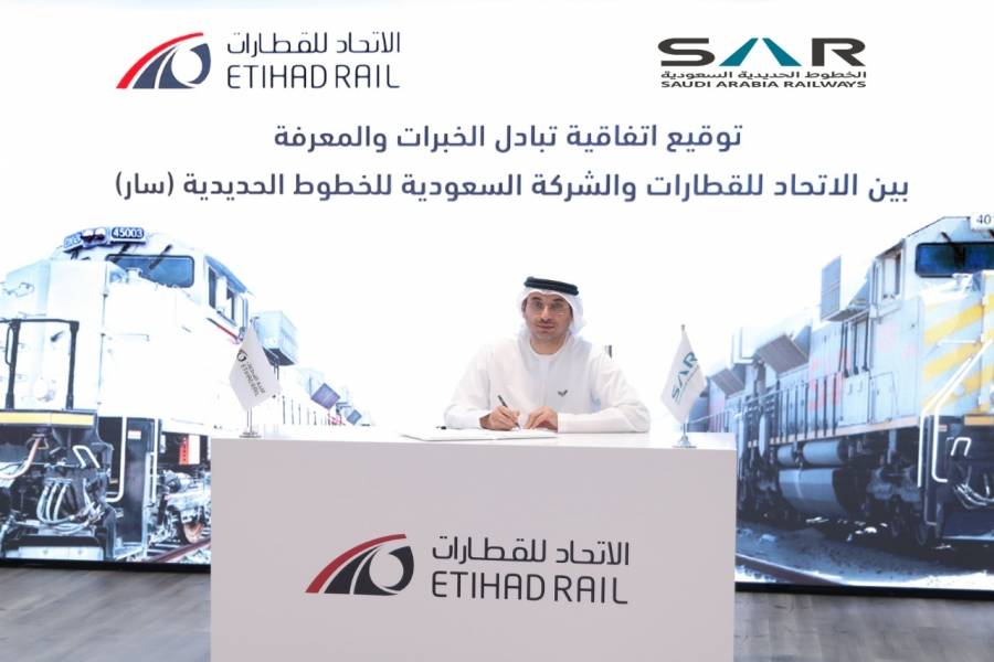 توقيع اتفاقية تعاون استراتيجي بين الاتحاد للقطارات والشركة السعودية للخطوط الحديدية (سار)