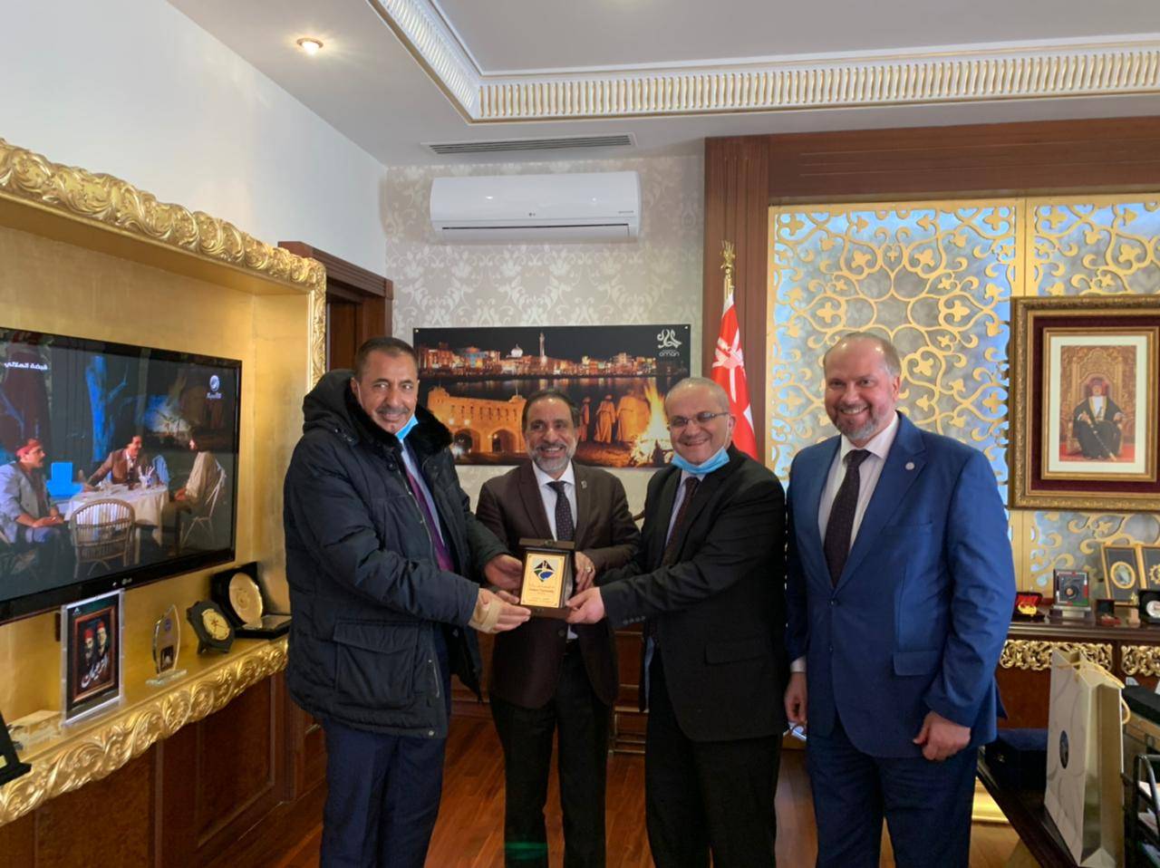 وفد جامعة جدارا لتركيا يلتقي سفراء الأردن وعُمان والسودان