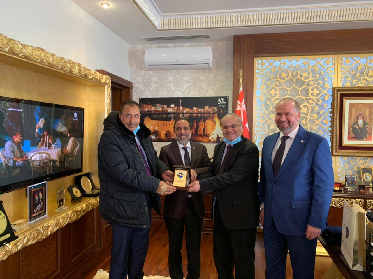 وفد جامعة جدارا لتركيا يلتقي سفراء الأردن وعُمان والسودان