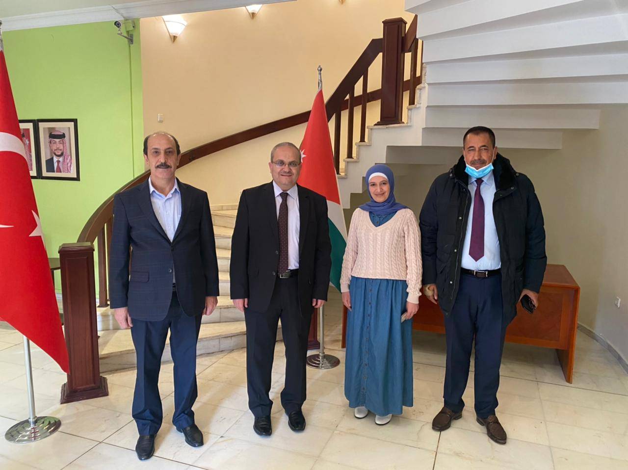 وفد جامعة جدارا لتركيا يلتقي سفراء الأردن وعُمان والسودان