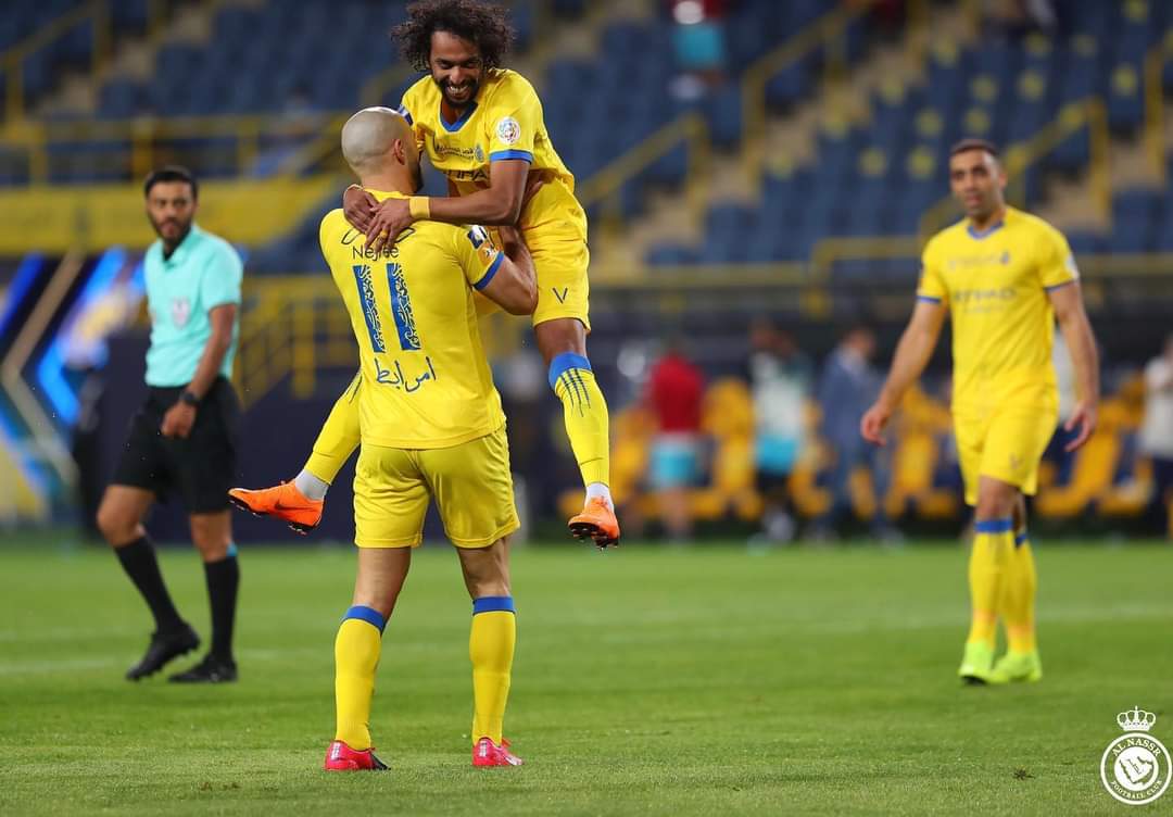 النصر يمطر شباك الباطن بسباعية نظيفة