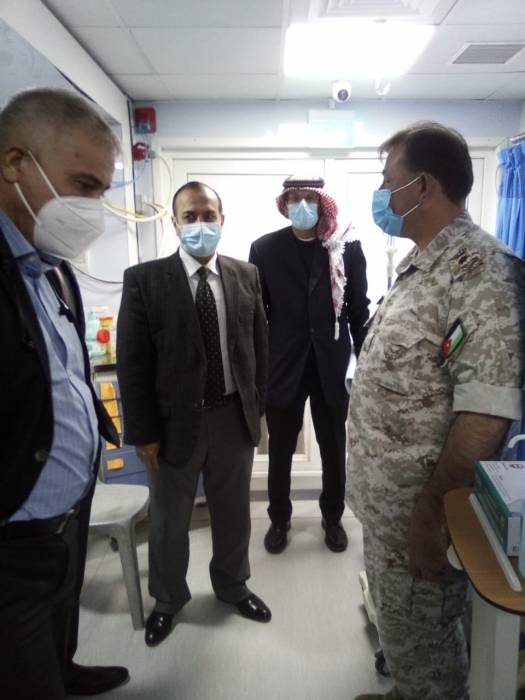 ‏افتتاح المستشفى الميداني العسكري بمادبا