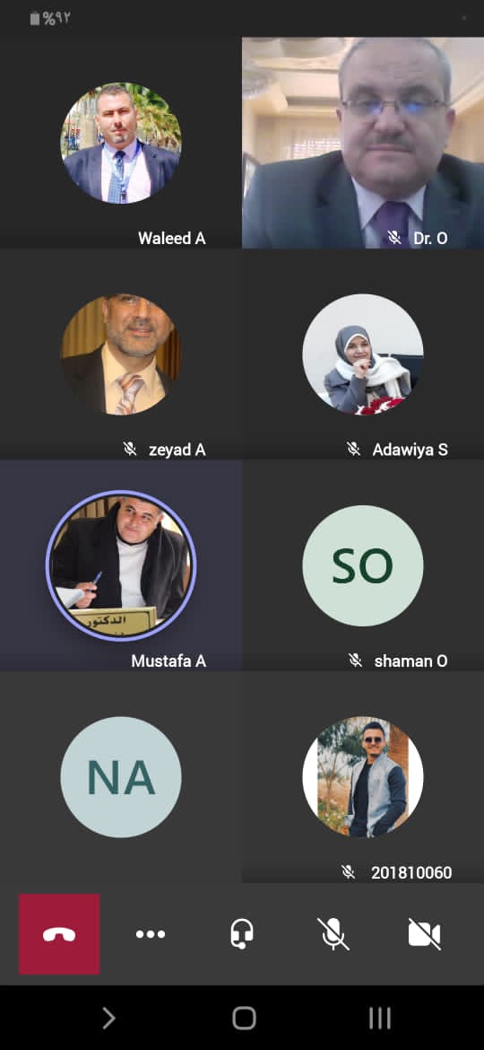 جامعة جدارا : فوز كلية الأعمال على كلية الآداب في المسابقة الثقافية التي نظمتها الجامعة لكلياتها المختلفة  