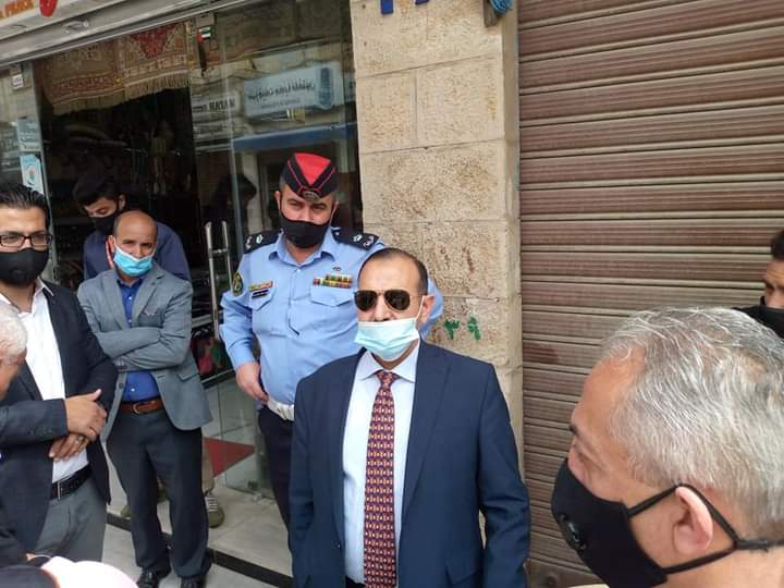 محافظ مأدبا يتفقد المسار السياحي في مأدبا