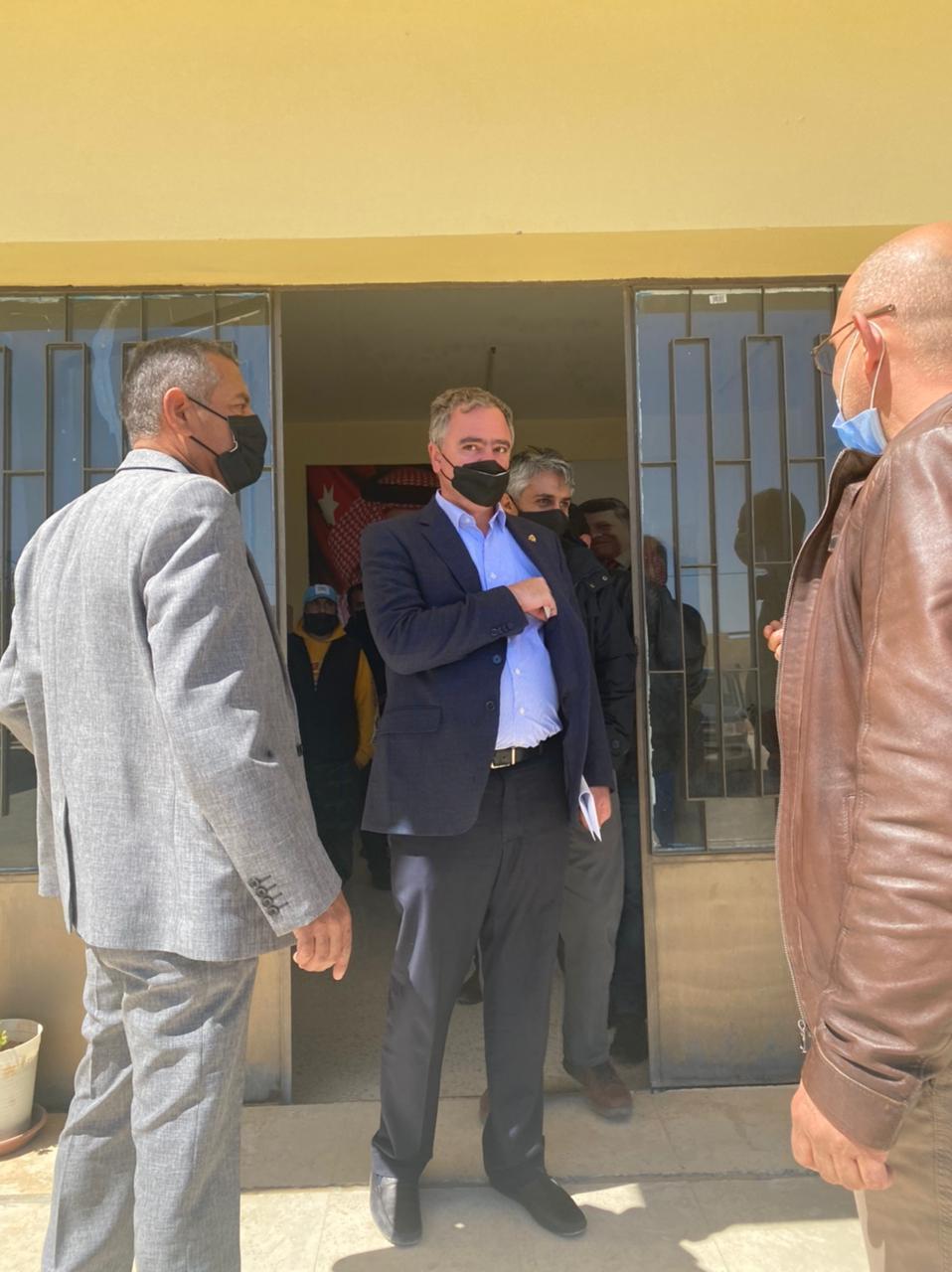 وزير الشباب يفتتح جدارية المئوية في محافظة معان 