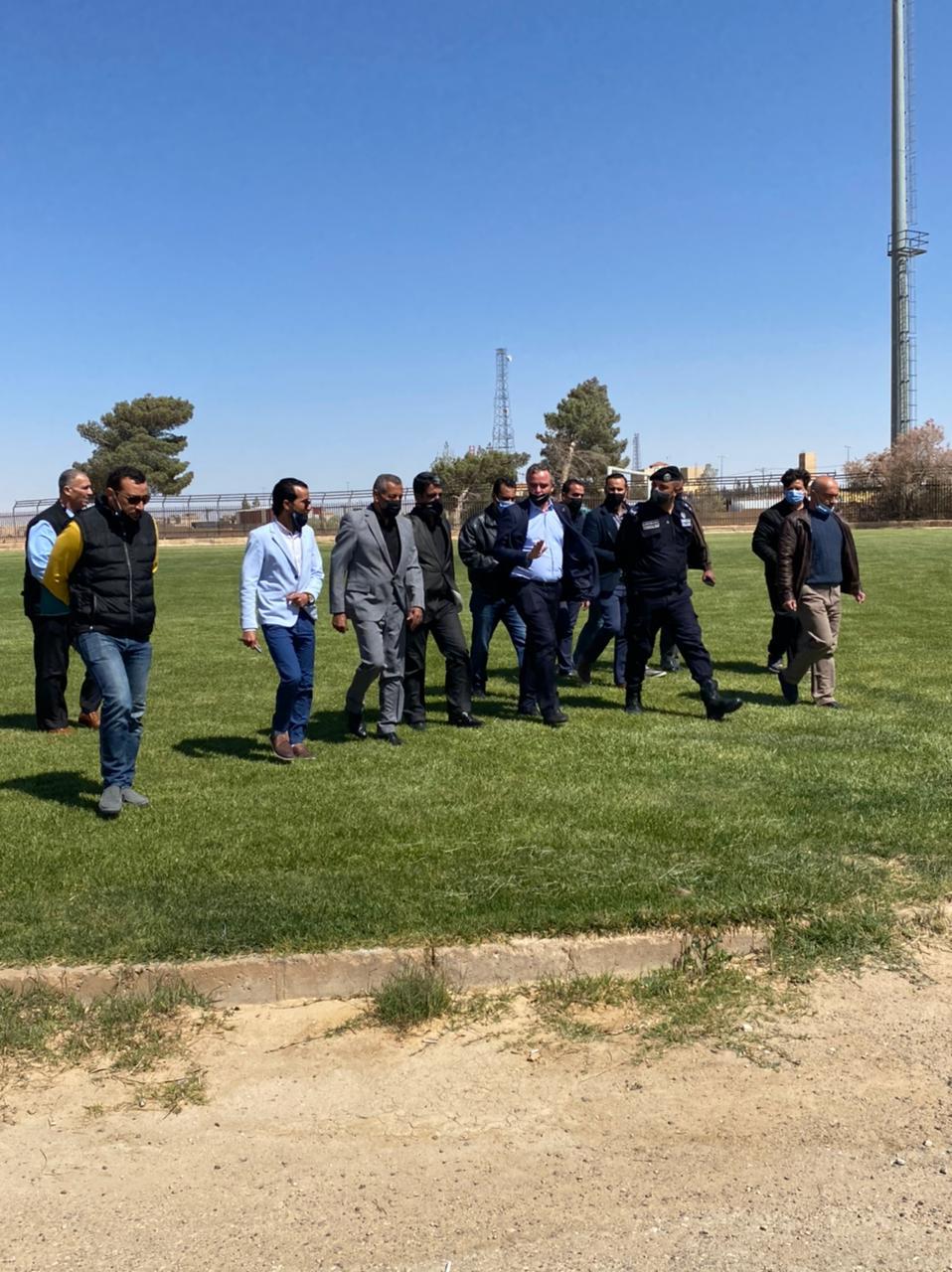 وزير الشباب يفتتح جدارية المئوية في محافظة معان 