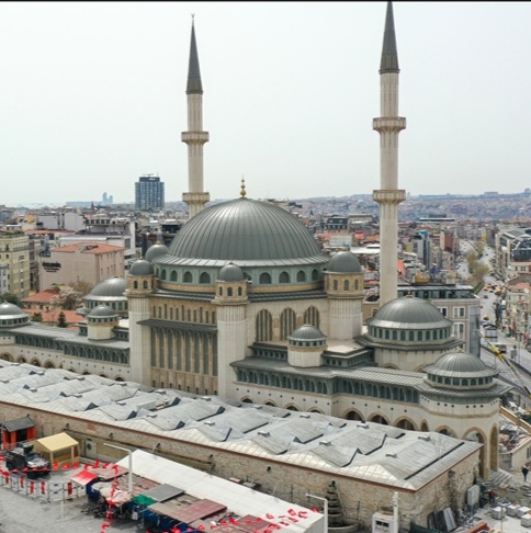 إسطنبول : افتتاح مسجد تقسيم الجديد في آخر جمعة من رمضان .. ويتسع لـ 2250 مصلٍ