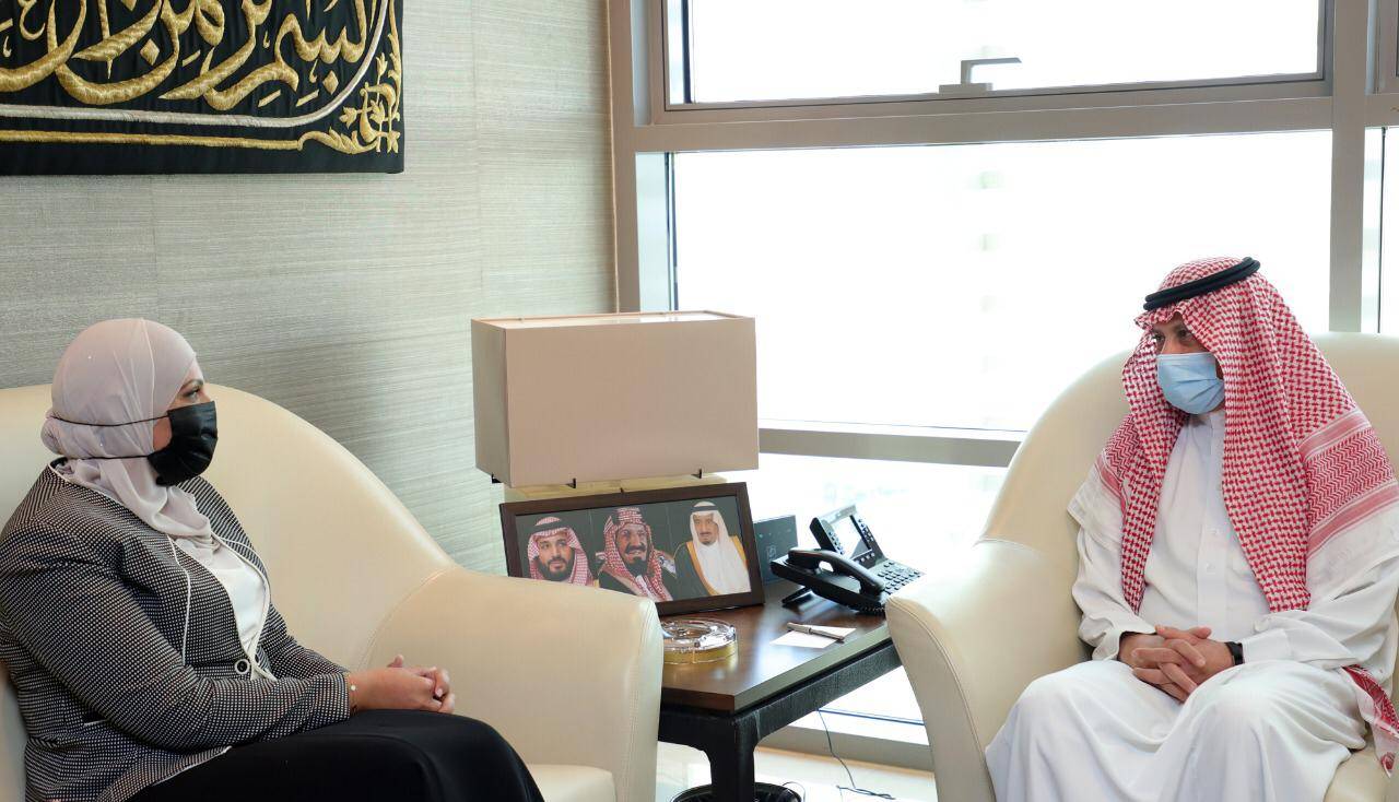 سفير خادم الحرمين الشريفين لدى الأردن يلتقي مدير عام مؤسسة الحسين للسرطان.