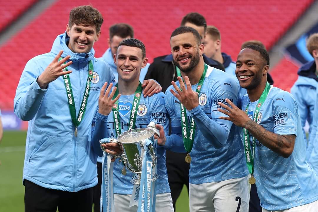 مانشستر سيتي يحبط توتنهام ويحصد كأس الرابطة