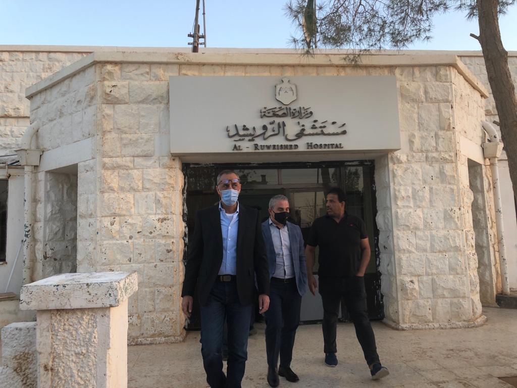 محافظ المفرق : نسبة الانجاز في مستشفى الرويشد الجديد 70 % 