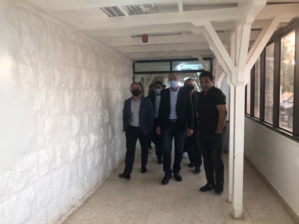 محافظ المفرق : نسبة الانجاز في مستشفى الرويشد الجديد 70 % 