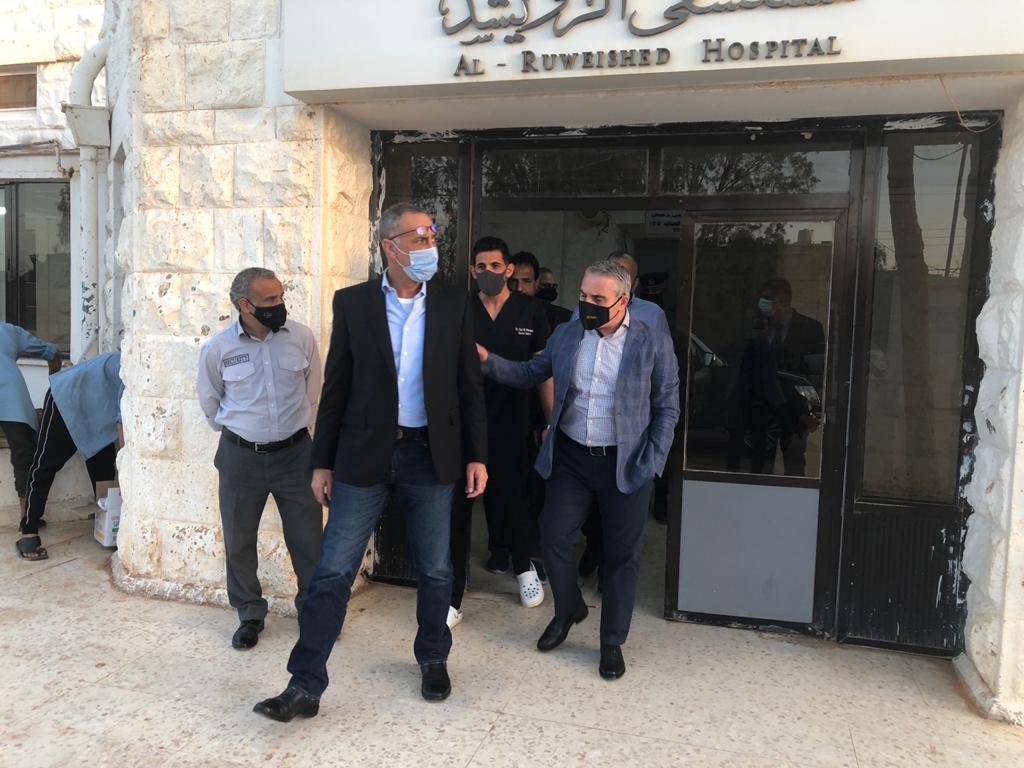 محافظ المفرق : نسبة الانجاز في مستشفى الرويشد الجديد 70 % 