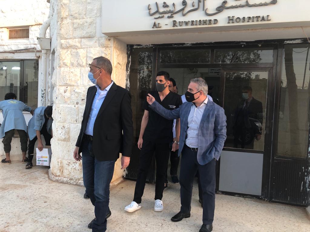 محافظ المفرق : نسبة الانجاز في مستشفى الرويشد الجديد 70 % 