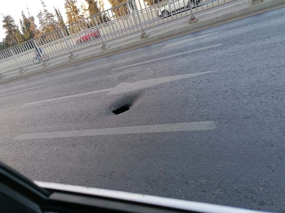 أمانة عمّان : الحفرة المتداول صورها بمواقع التواصل تم إصلاحها 