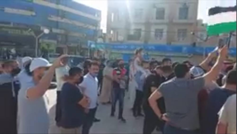 وقفة احتجاجية في المفرق رفضا لانتهاكات الاحتلال الصهيوني ومناصرة للمسجد الأقصى  