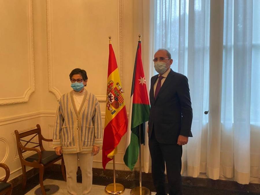 الصفدي ونظيرته الإسبانية يؤكدان ضرورة تحرك المجتمع الدولي لإيجاد أفق سياسي ينهي الصراع في الشرق الأوسط