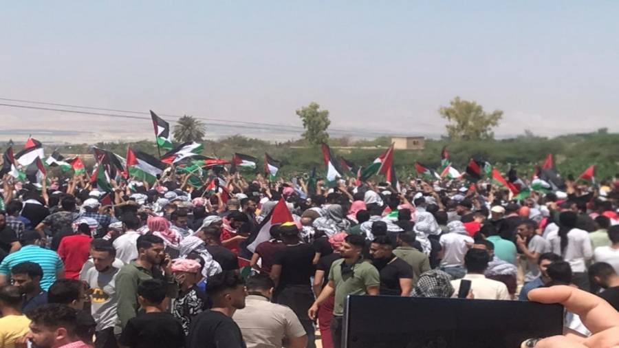 الفراية يدعو المشاركين بالفعاليات التضامنية لعدم الاقتراب من الحدود